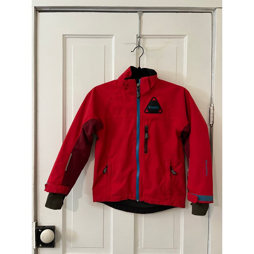 Tobe 2.0 kids youth winter snowmobile ski jacket red coat novus missing hood